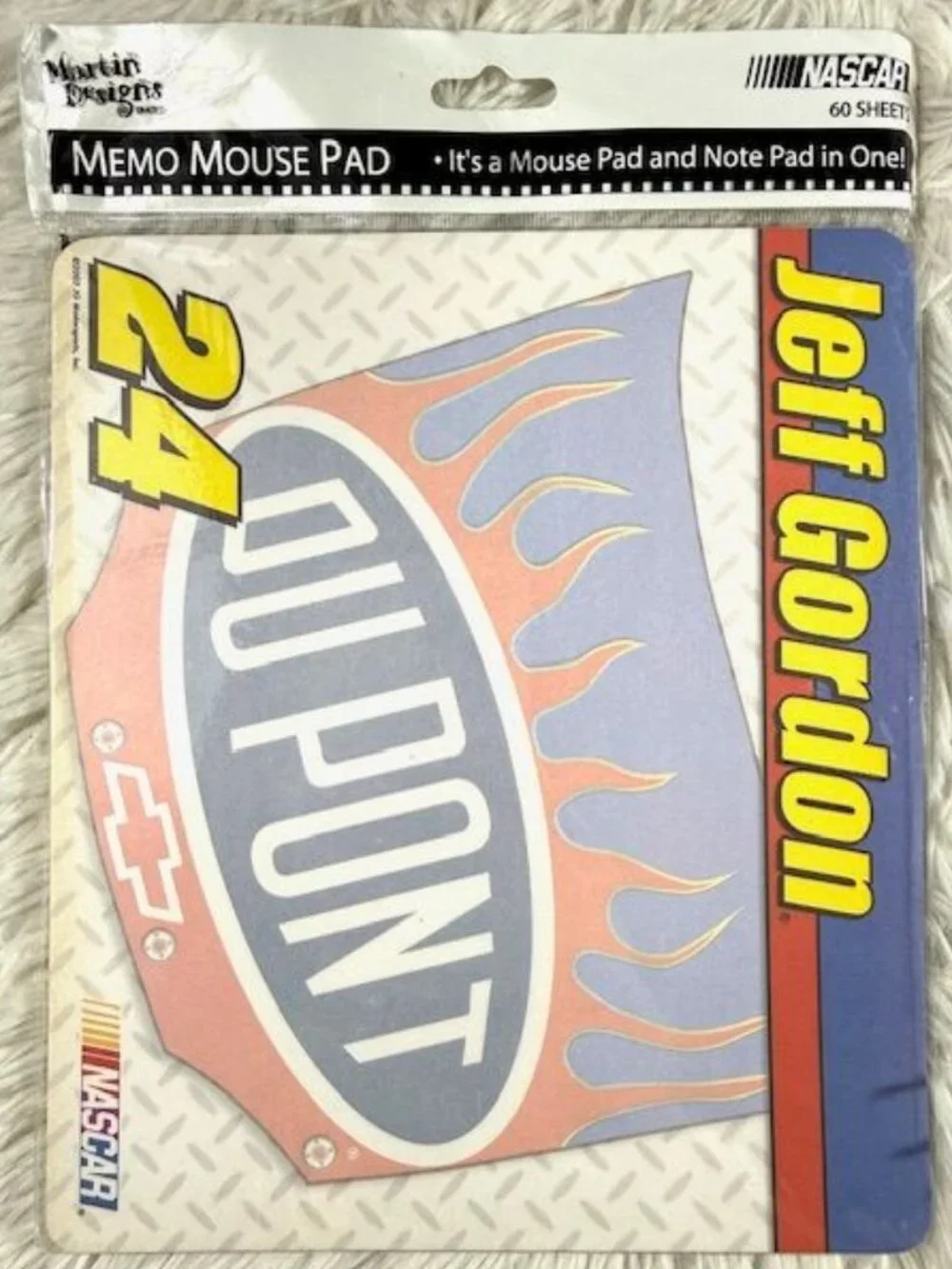 Vintage NASCAR Jeff Gordon 60 Sheet Memo Mouse Pad